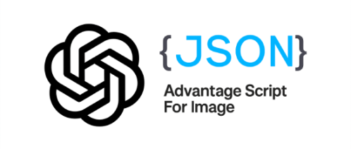 ChatGPT JSON Advantage Script for Image Colored Logo
