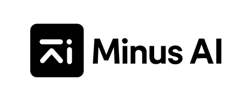 Minus AI B & W Logo